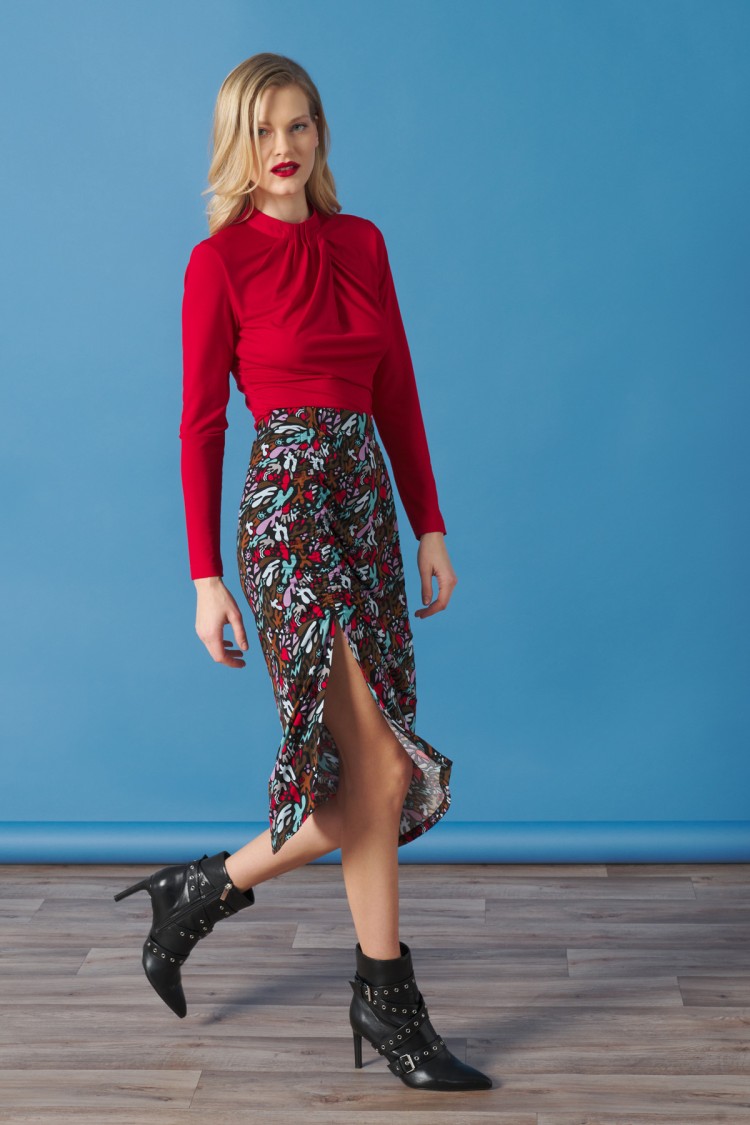 HENRI MIDI SKIRT