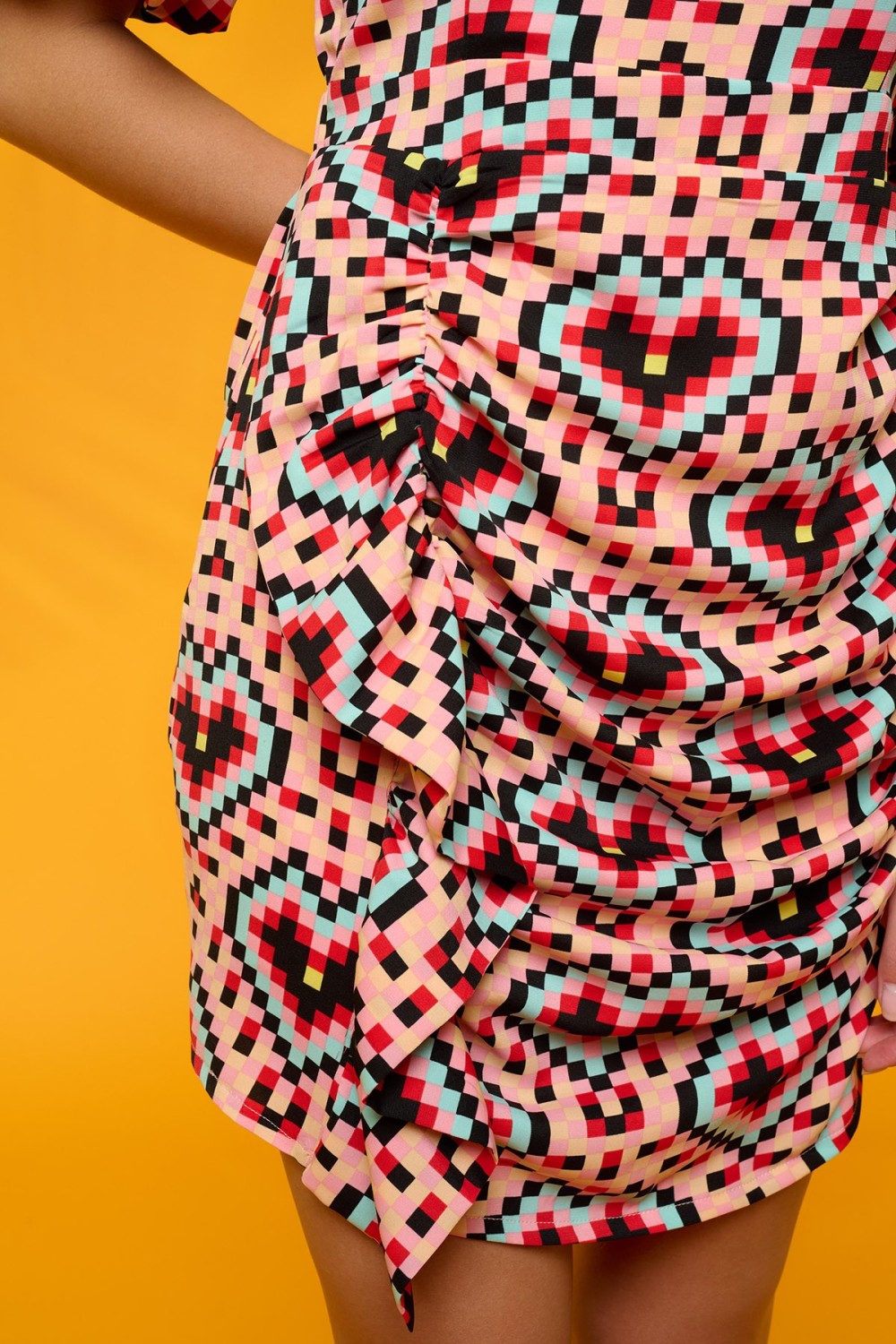 PIXEL HEART DRESS