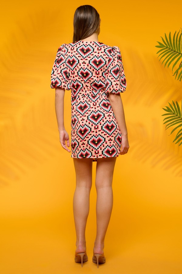 PIXEL HEART DRESS