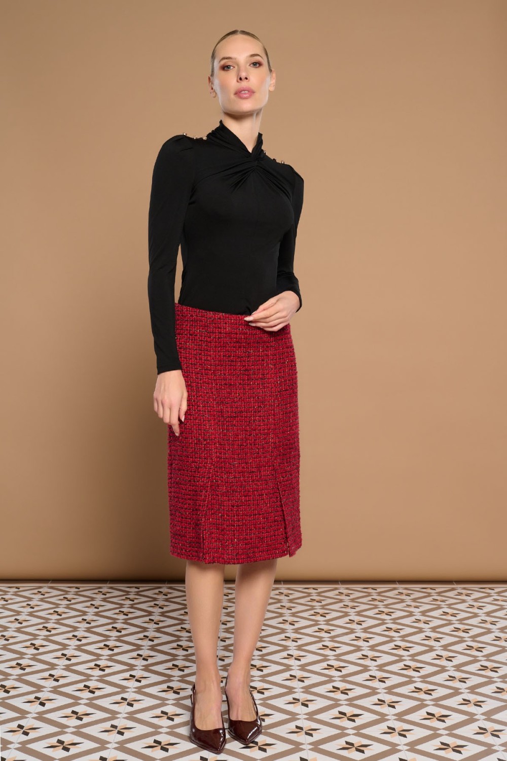 BLACK ILENIA TOP