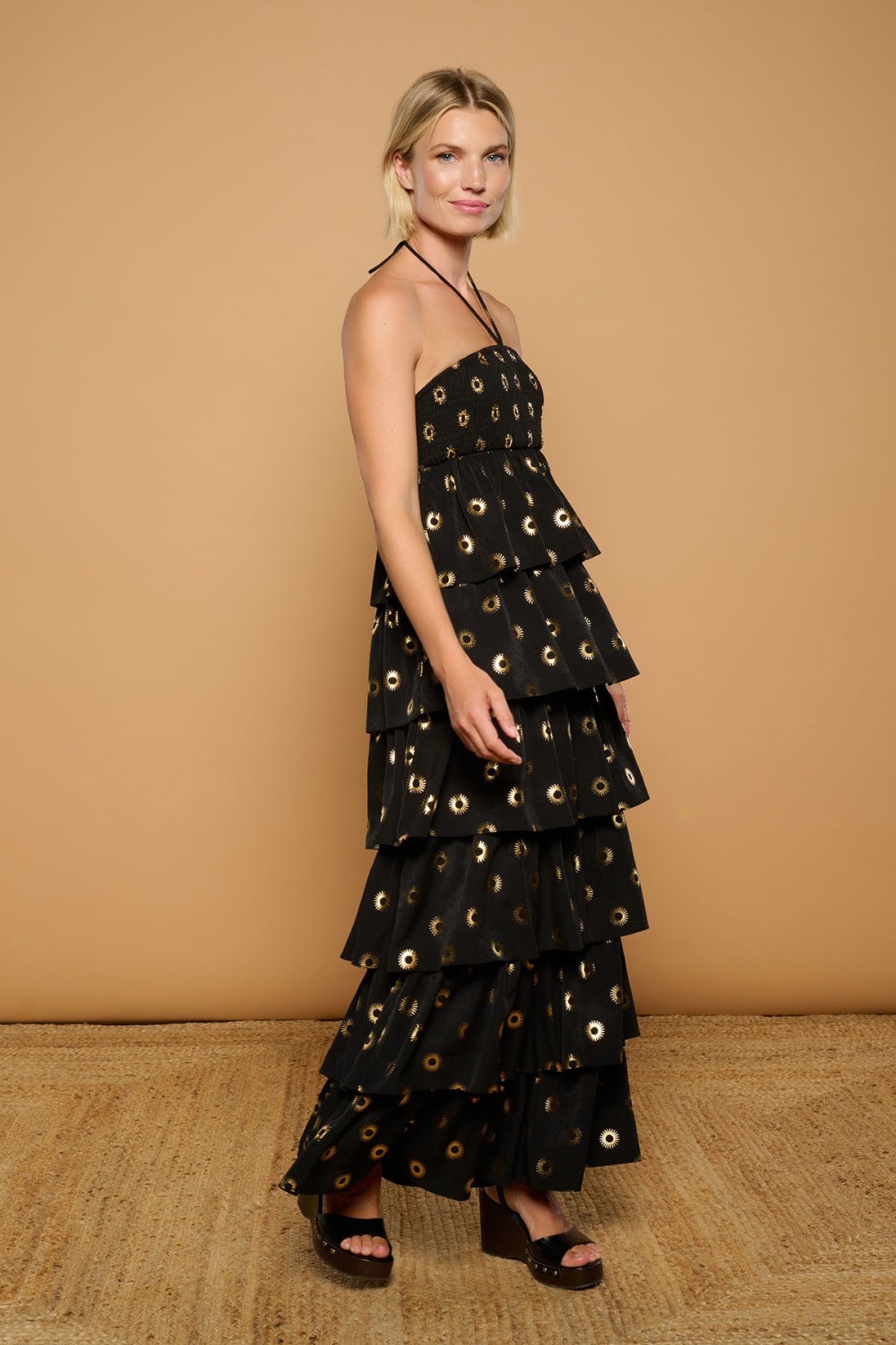 BLACK IBIZA DRESS