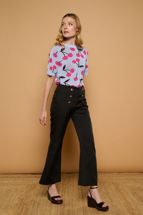 BLACK CHERRY TROUSERS