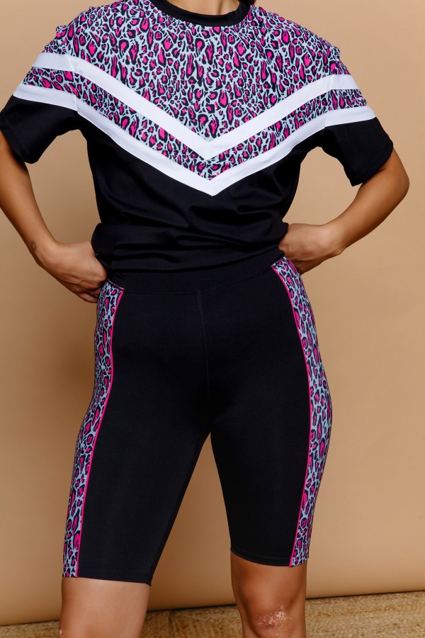 NEON BIKER LEGGINGS