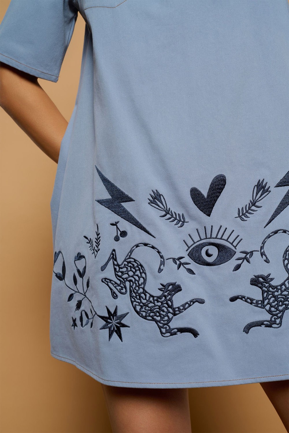 BLUE CALA DRESS