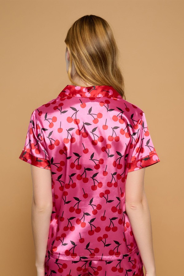 PINK CHERRY PIYAMA SET