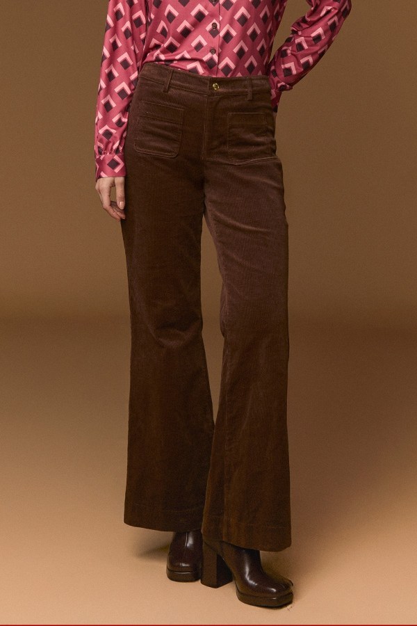 BROWN CANDEM TROUSERS