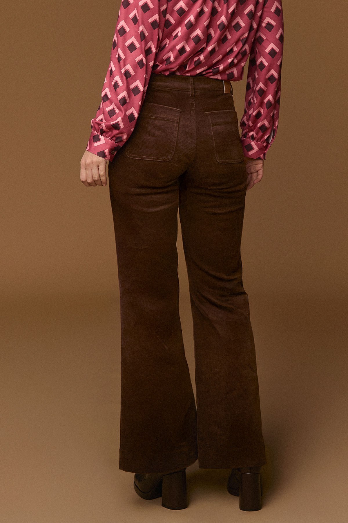 BROWN CANDEM TROUSERS