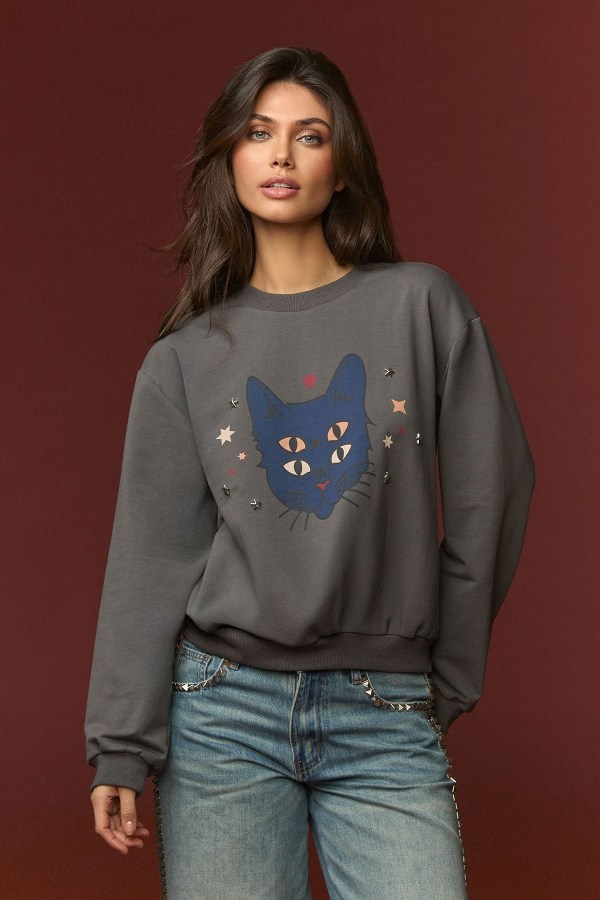 BLUE KAT SWEATSHIRT