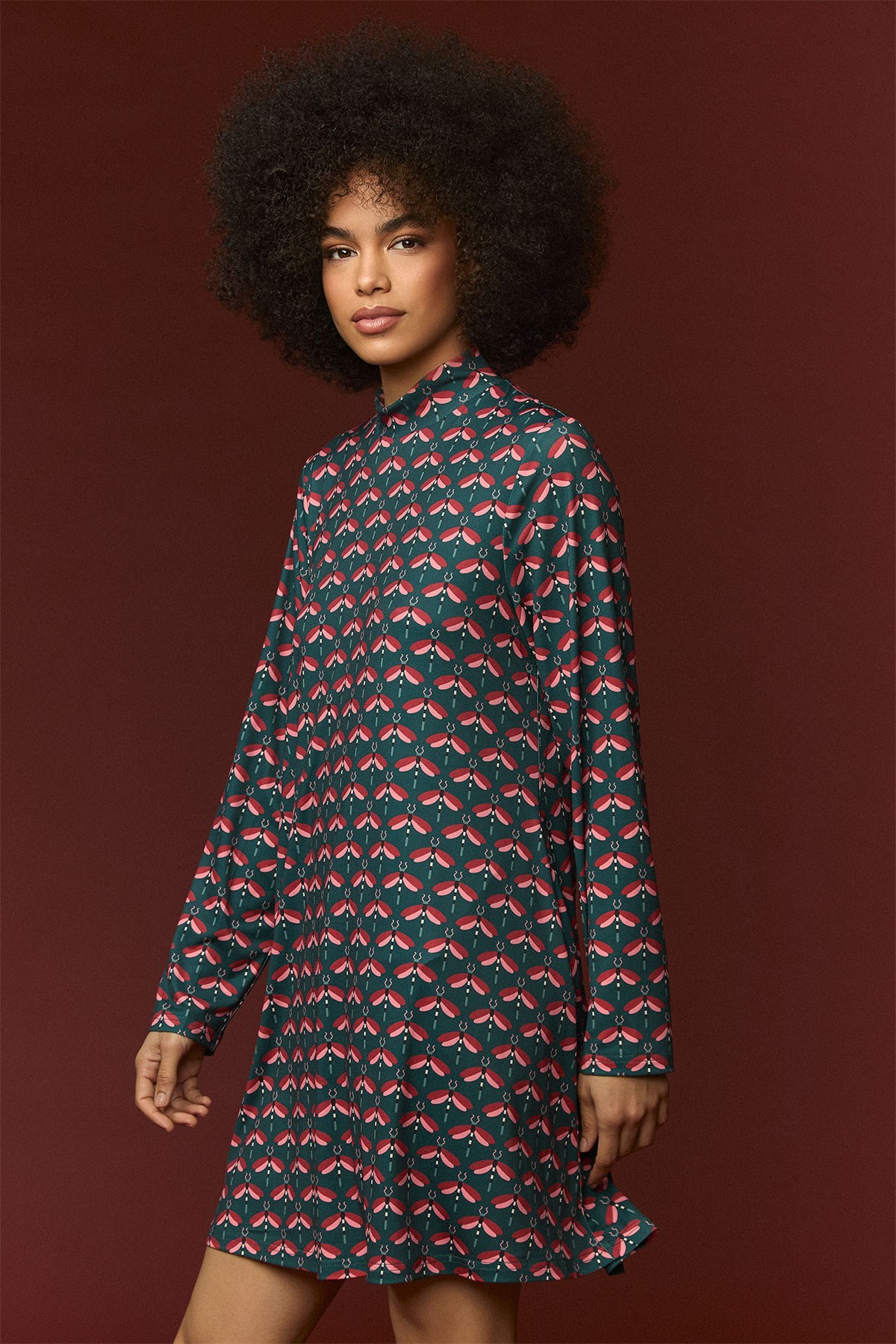 GREEN DRAGONFLY DRESS