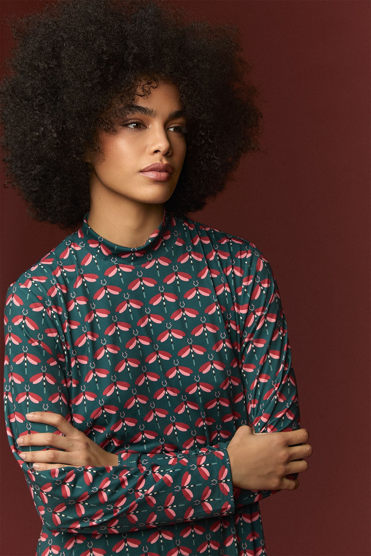 GREEN DRAGONFLY DRESS