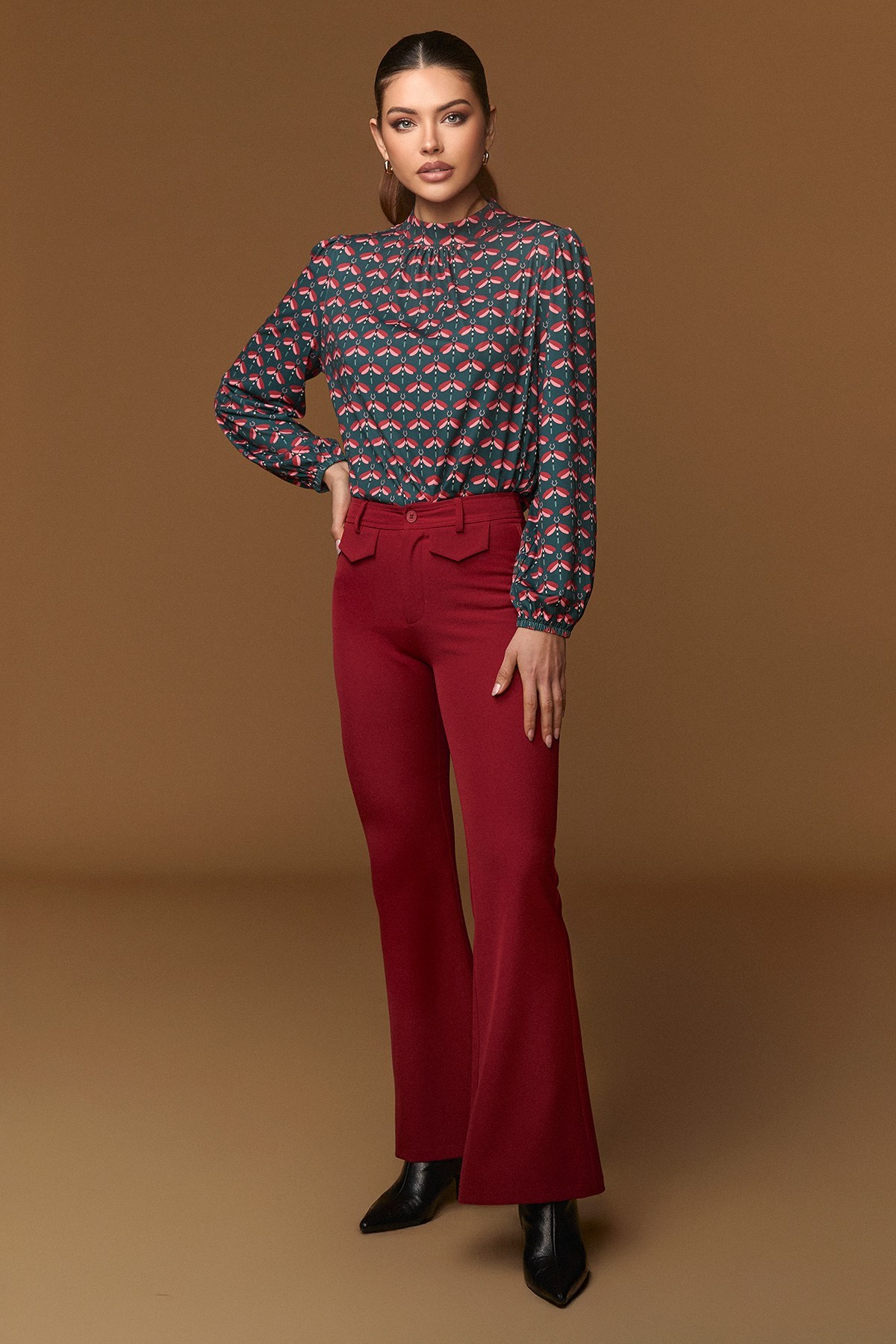 RED DEAN TROUSERS