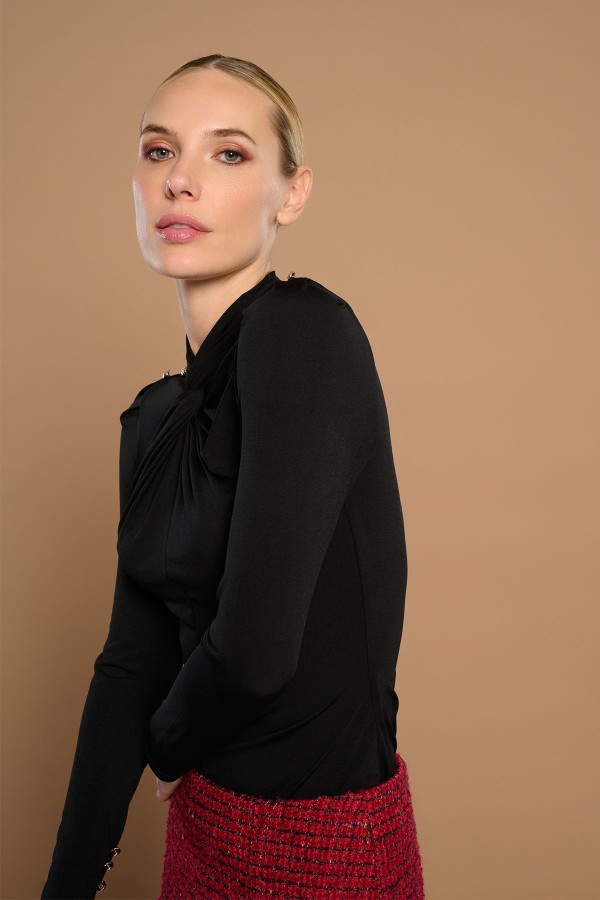 BLACK ILENIA TOP