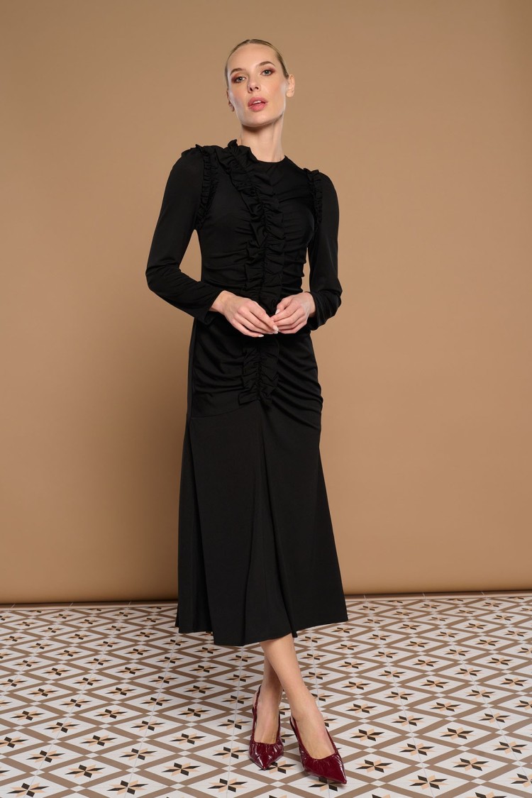 BLACK NORA DRESS