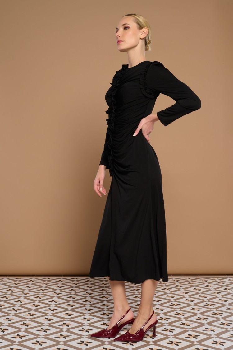 BLACK NORA DRESS