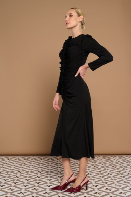 BLACK NORA DRESS