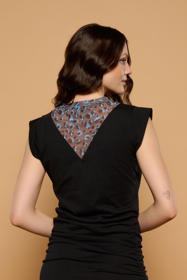 BLACK GENETTA TOP