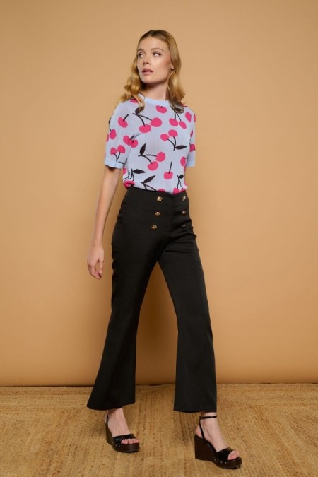 BLACK CHERRY TROUSERS